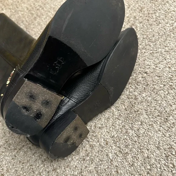 Tory Burch black leather boots - Picture 4 of 5
